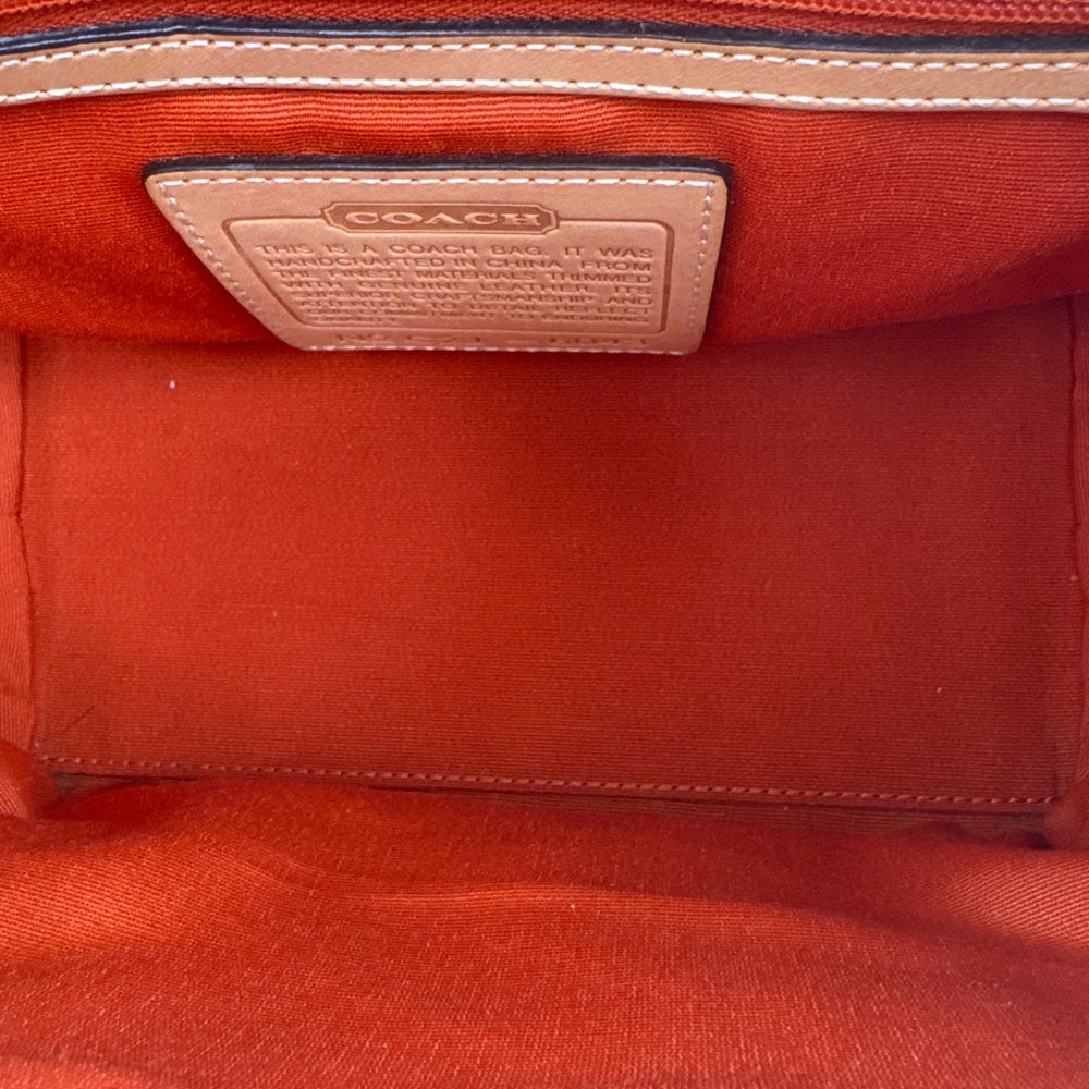 COACH Signature Brown Small Tote Bag LHQ2076