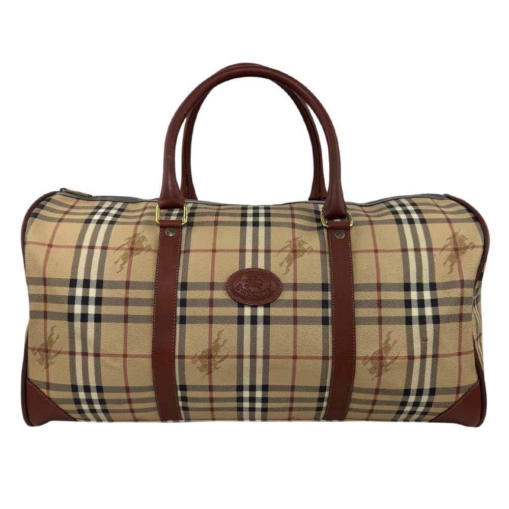 BURBERRY Nova Check Duffle/Boston Bag LHQ2079
