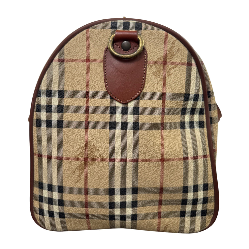 BURBERRY Nova Check Duffle/Boston Bag LHQ2079