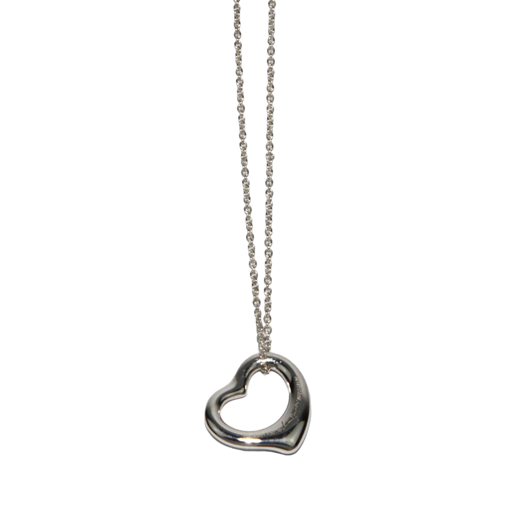 TIFFANY & Co. Collier Pendentif Coeur Ouvert Argent LHQ204