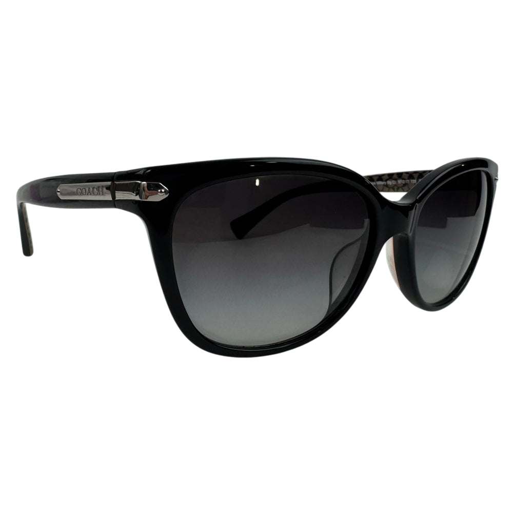 COACH Black Frame Black Lens Sunglasses LHQ2088