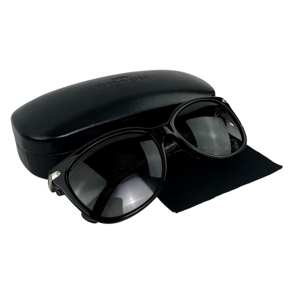 COACH Black Frame Black Lens Sunglasses LHQ2088