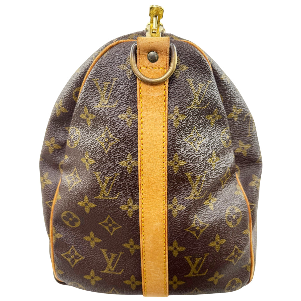 LOUIS VUITTON Monogram Keepall 45 Bandouliere Duffel Bag LHQ2094