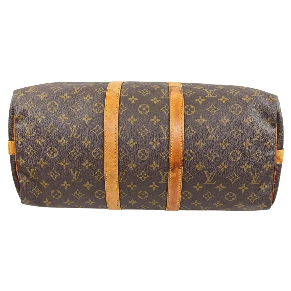 LOUIS VUITTON Monogram Keepall 45 Bandouliere Duffel Bag LHQ2094