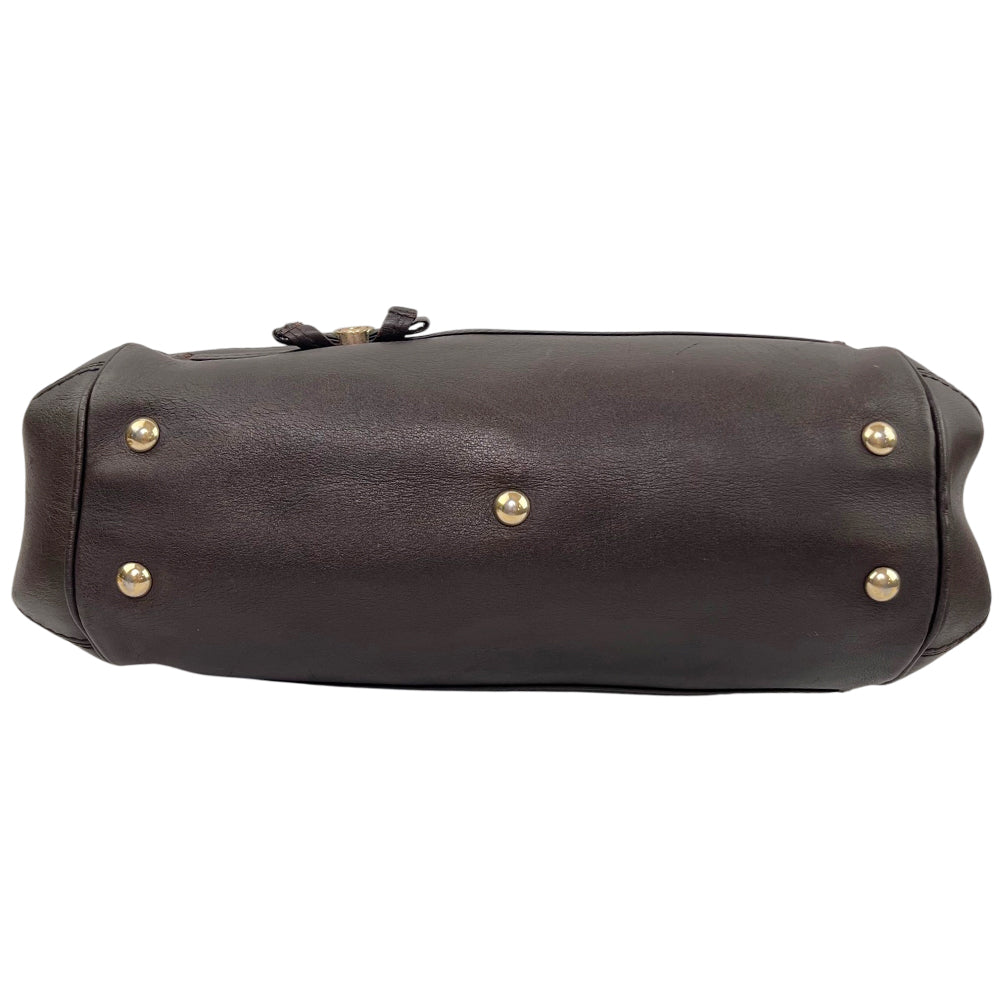 GUCCI Mayfair Guccissima Brown Leather Shoulder Bag LHQ2095