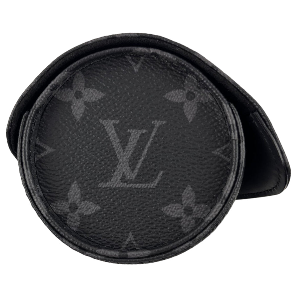 LOUIS VUITTON Monogram Graphite Watch Holder Case LHQ2098