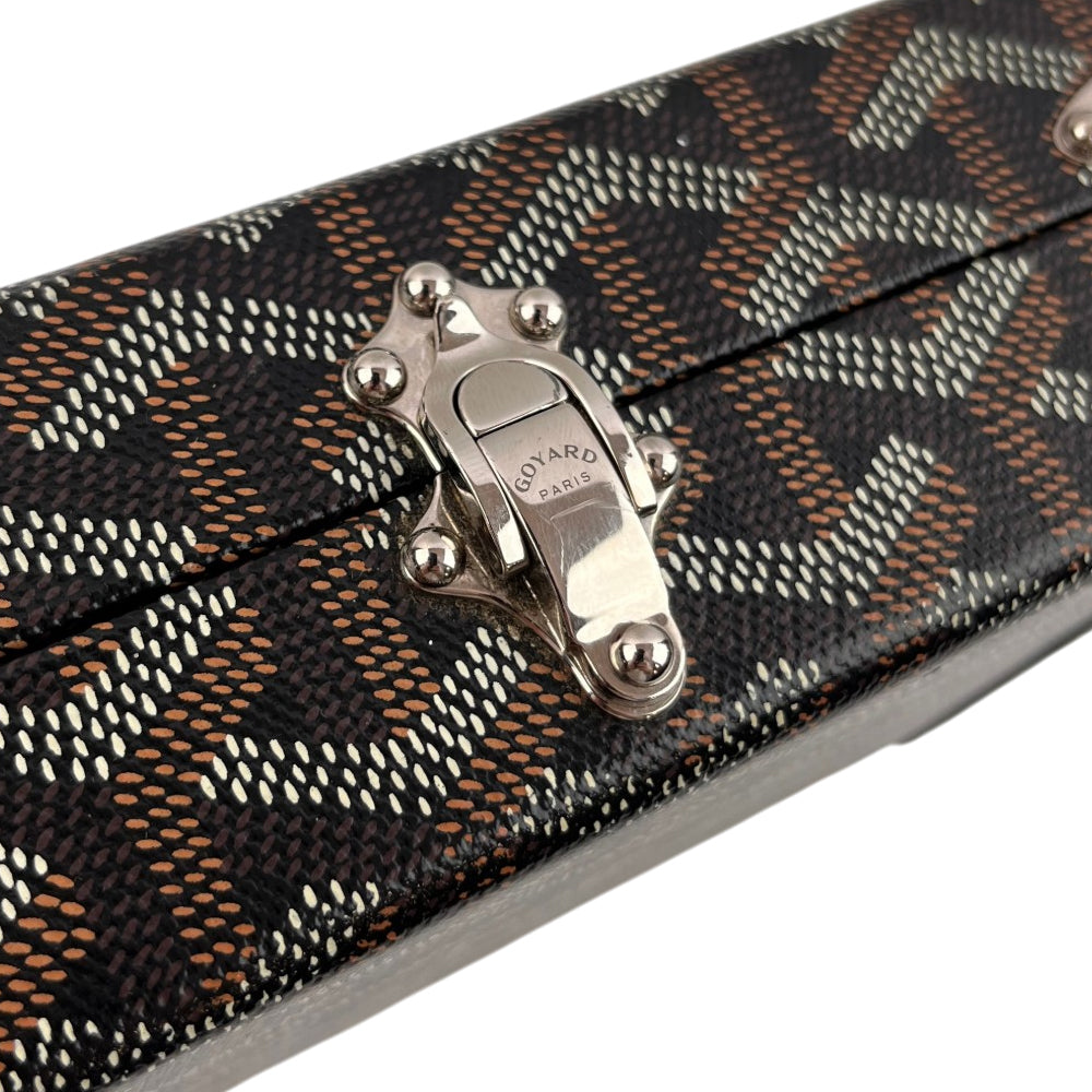 GOYARD Black Minaudière Trunk Clutch Bag LHQ1200