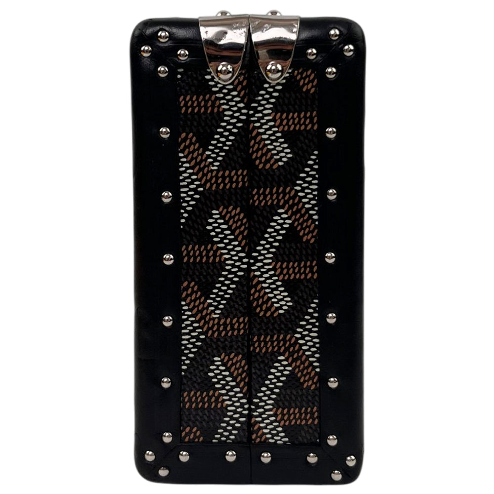 GOYARD Black Minaudière Trunk Clutch Bag LHQ1200