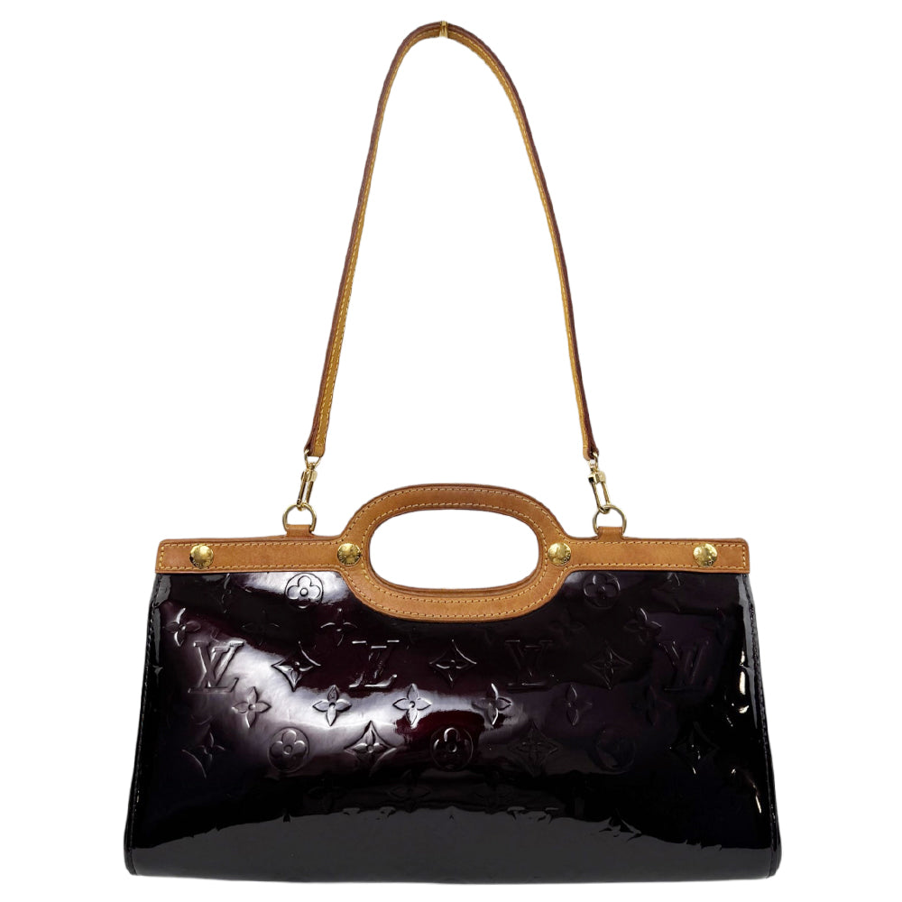 LOUIS VUITTON Roxbury Drive Vernis Burgundy Shoulder Bag LHQ2102