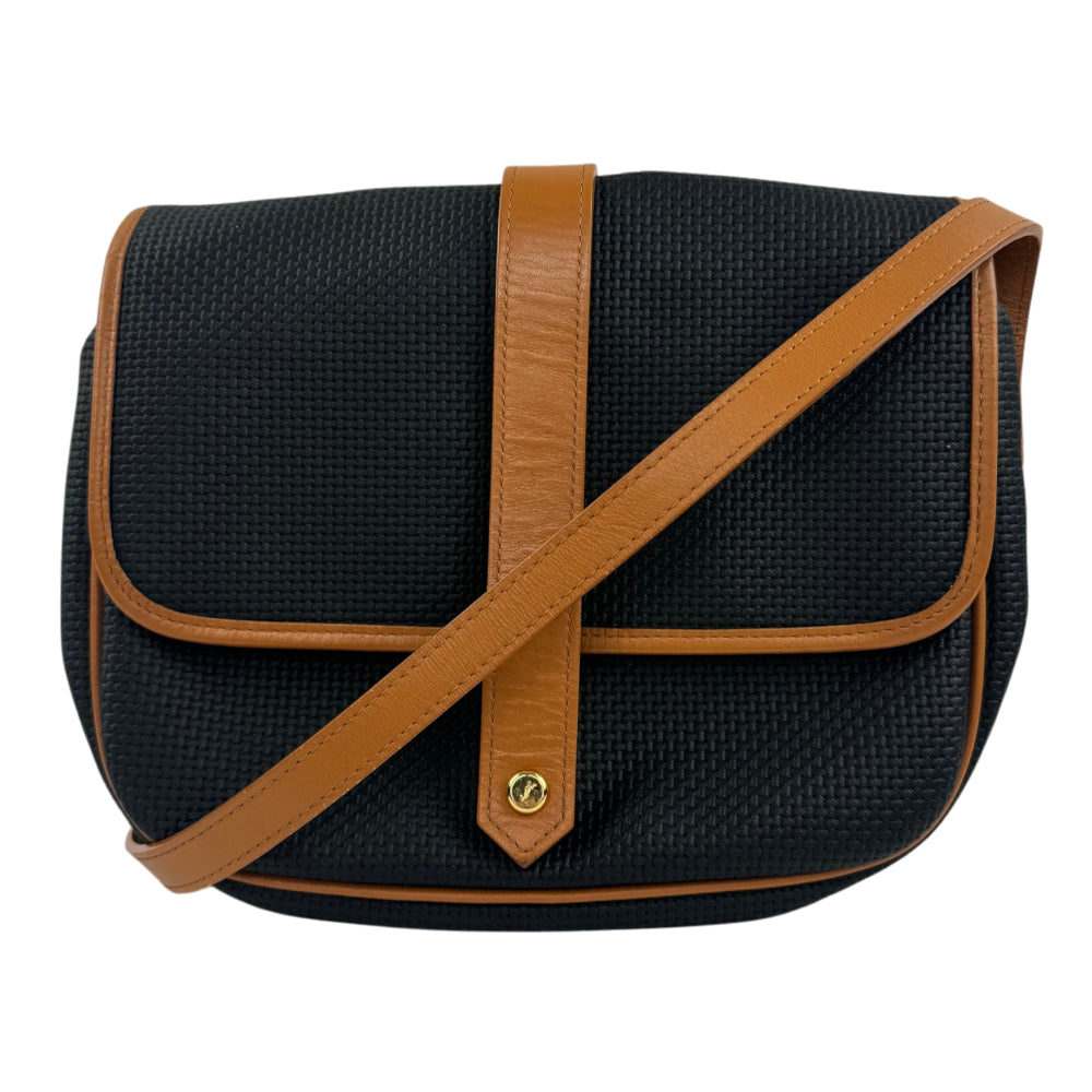 SAINT LAURENT Black/Brown Crossbody Bag LHQ2104