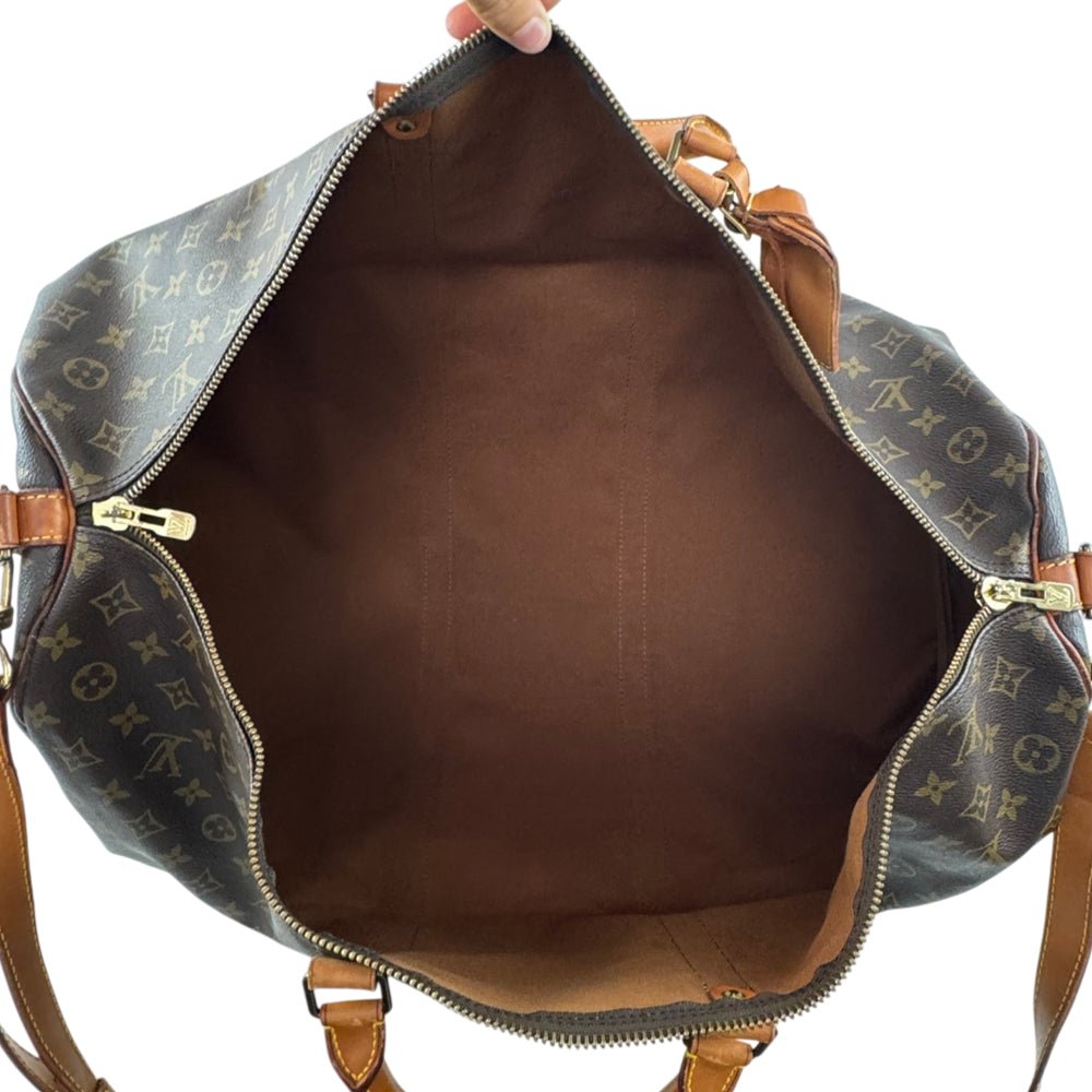 LOUIS VUITTON Monogram Keepall 60 Bandouliere LHQ2111