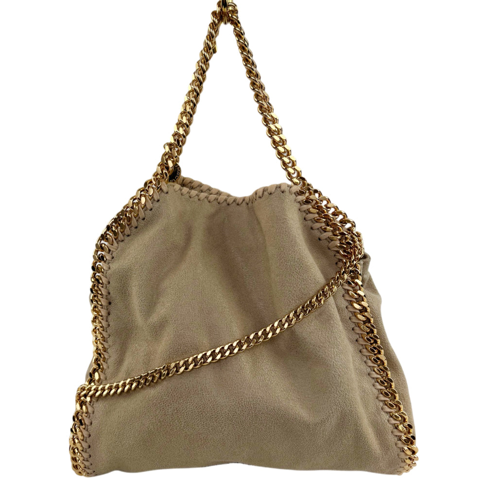 STELLA McCARTNEY Falabella Gold 2-Way Shoulder Bag LHQ2122