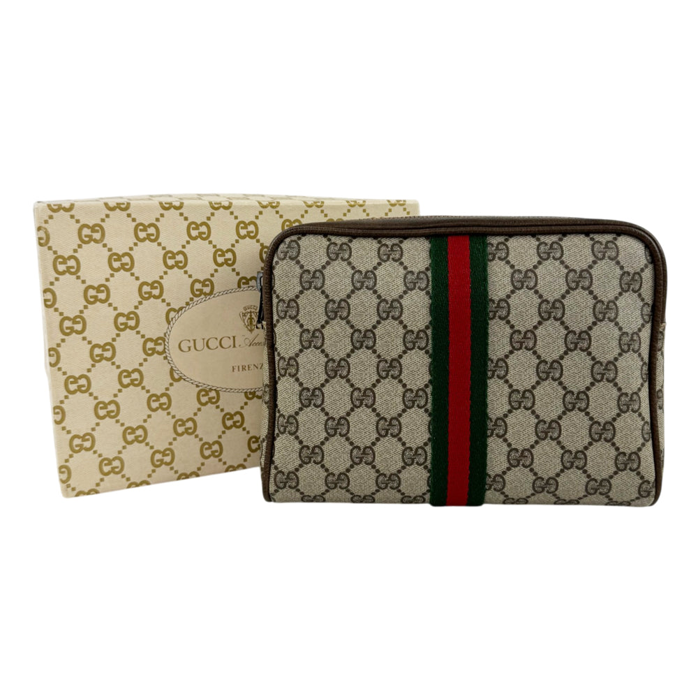 GUCCI GG Sherry Line Clutch Bag LHQ2136