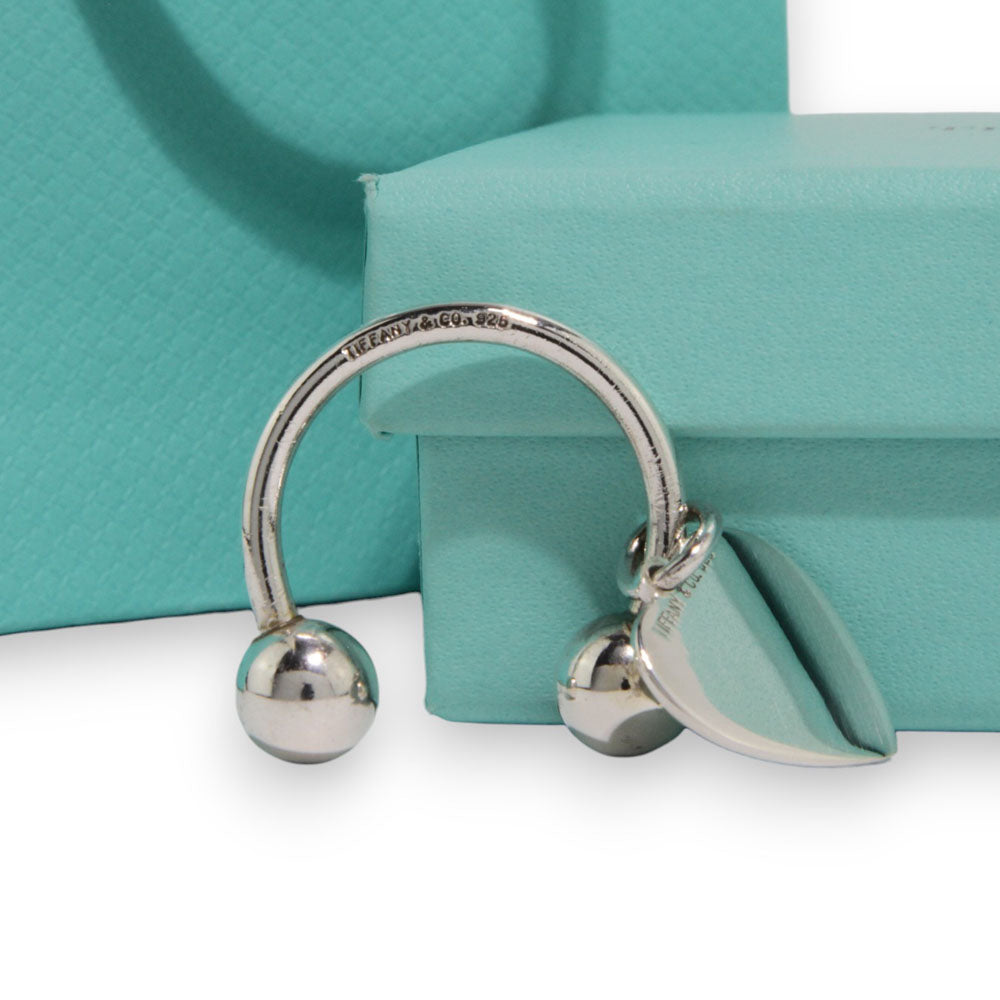 TIFFANY & Co. Heart Keyring Silver LHQ214