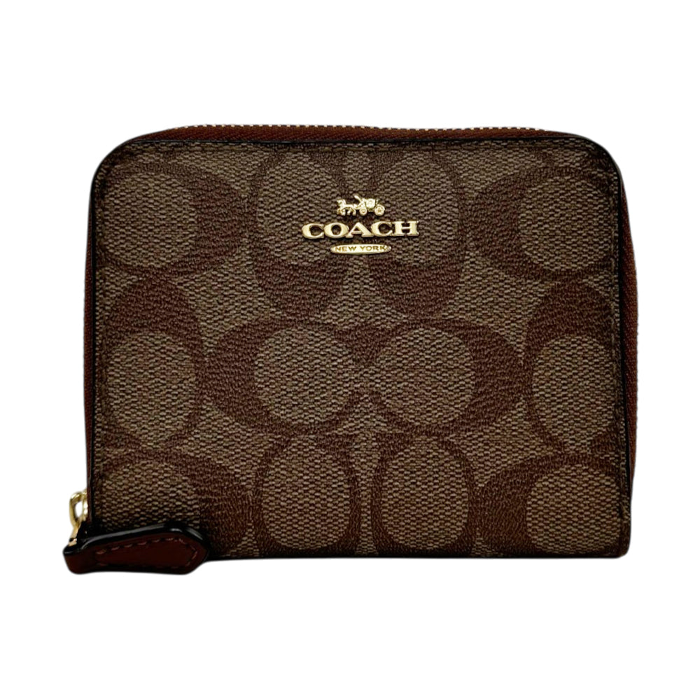 COACH Signature Monogram Zip-Around Wallet LHQ2141