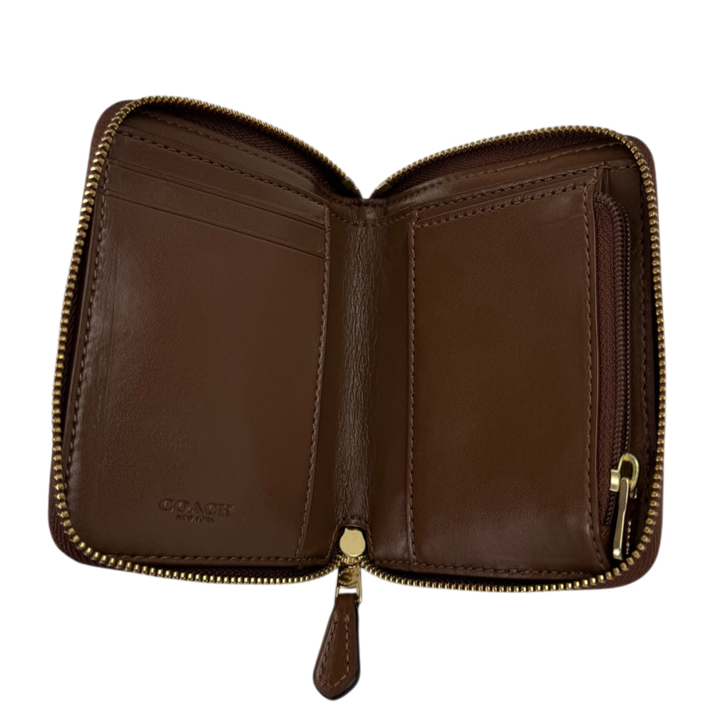 COACH Signature Monogram Zip-Around Wallet LHQ2141