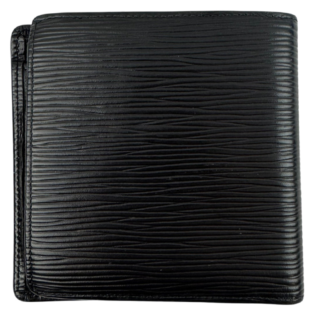 LOUIS VUITTON Black Epi Leather Wallet LHQ2165