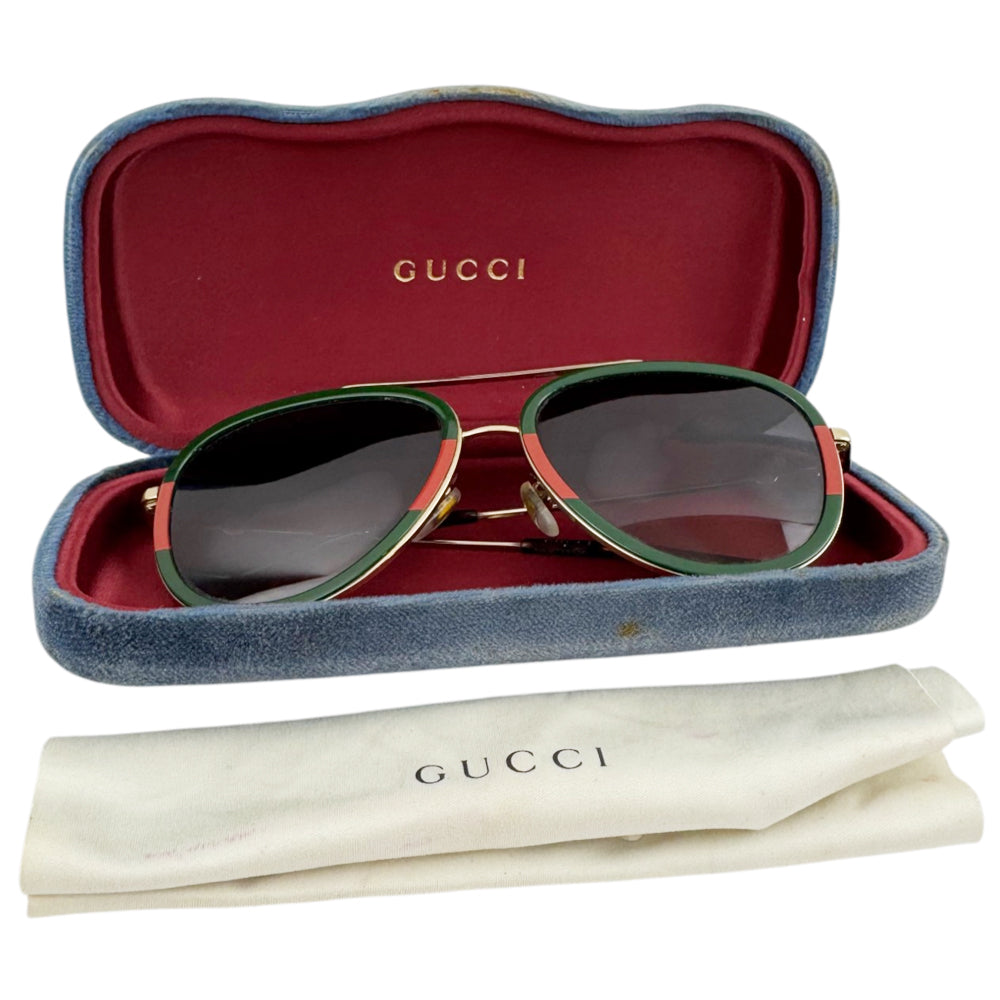 GUCCI Sherry Line Aviator Sunglasses LHQ2171