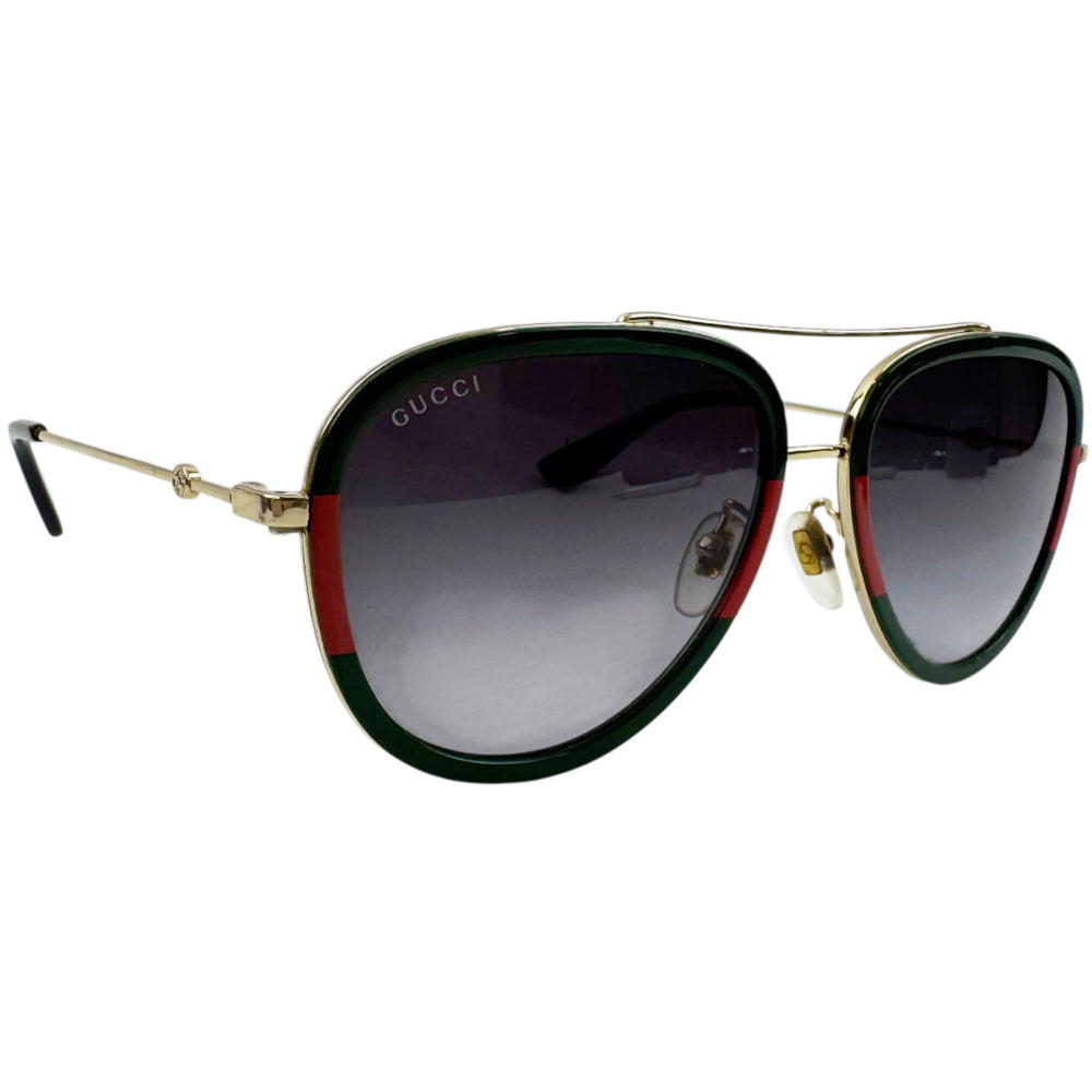 GUCCI Sherry Line Aviator Sunglasses LHQ2171