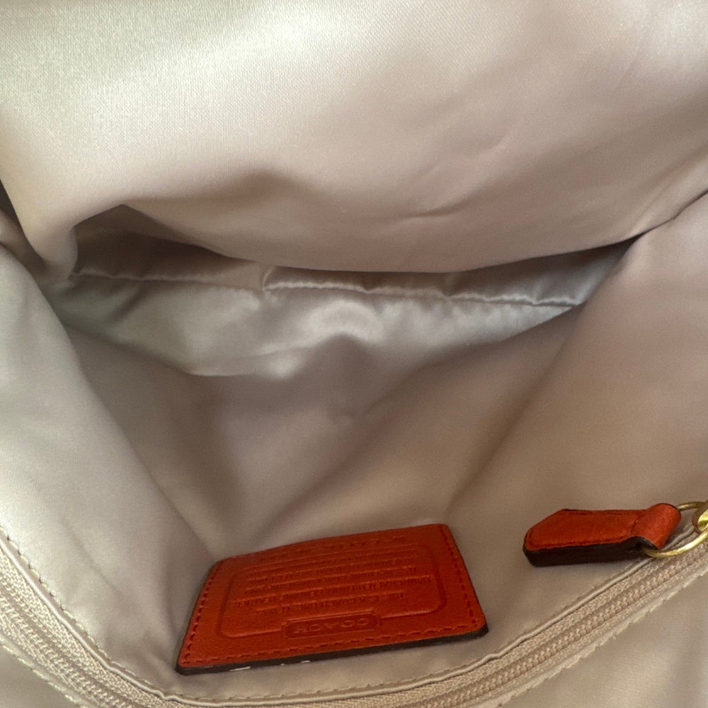 COACH Red Leather Shoulder Bag LHQ2174