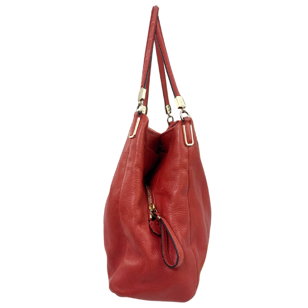 COACH Red Leather Shoulder Bag LHQ2174
