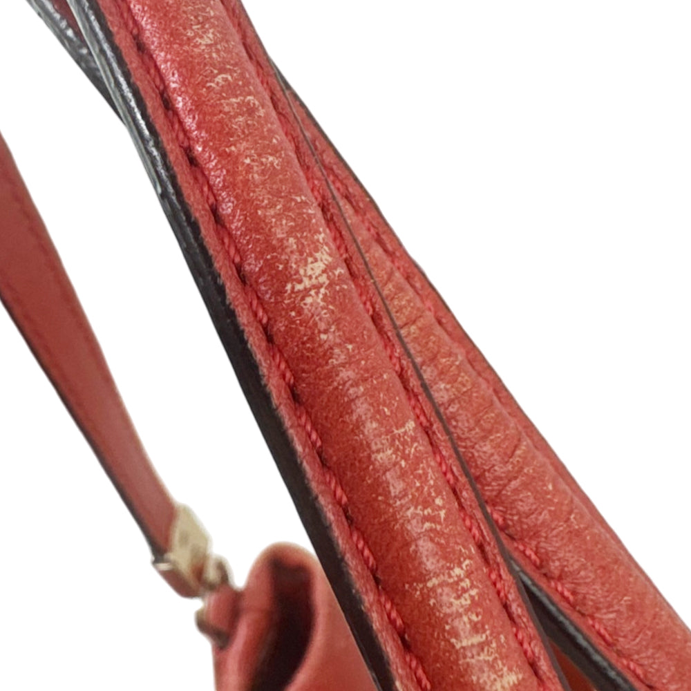 COACH Red Leather Shoulder Bag LHQ2174