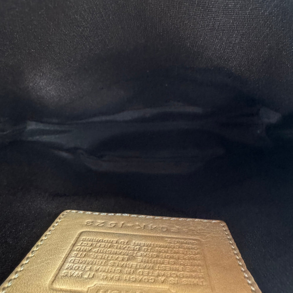 COACH Signature Canvas Brown Small Hand Bag LHQ2176