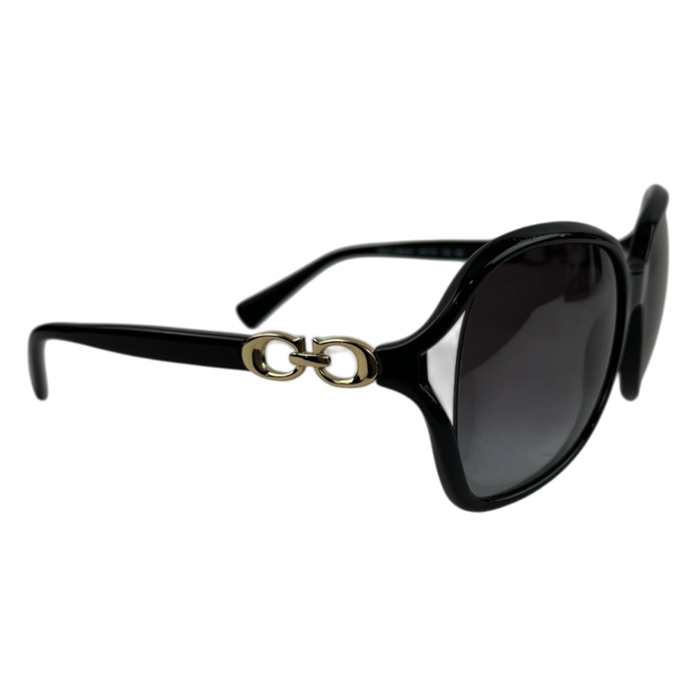 COACH Black Frame 'Kissing C' Sunglasses LHQ2183