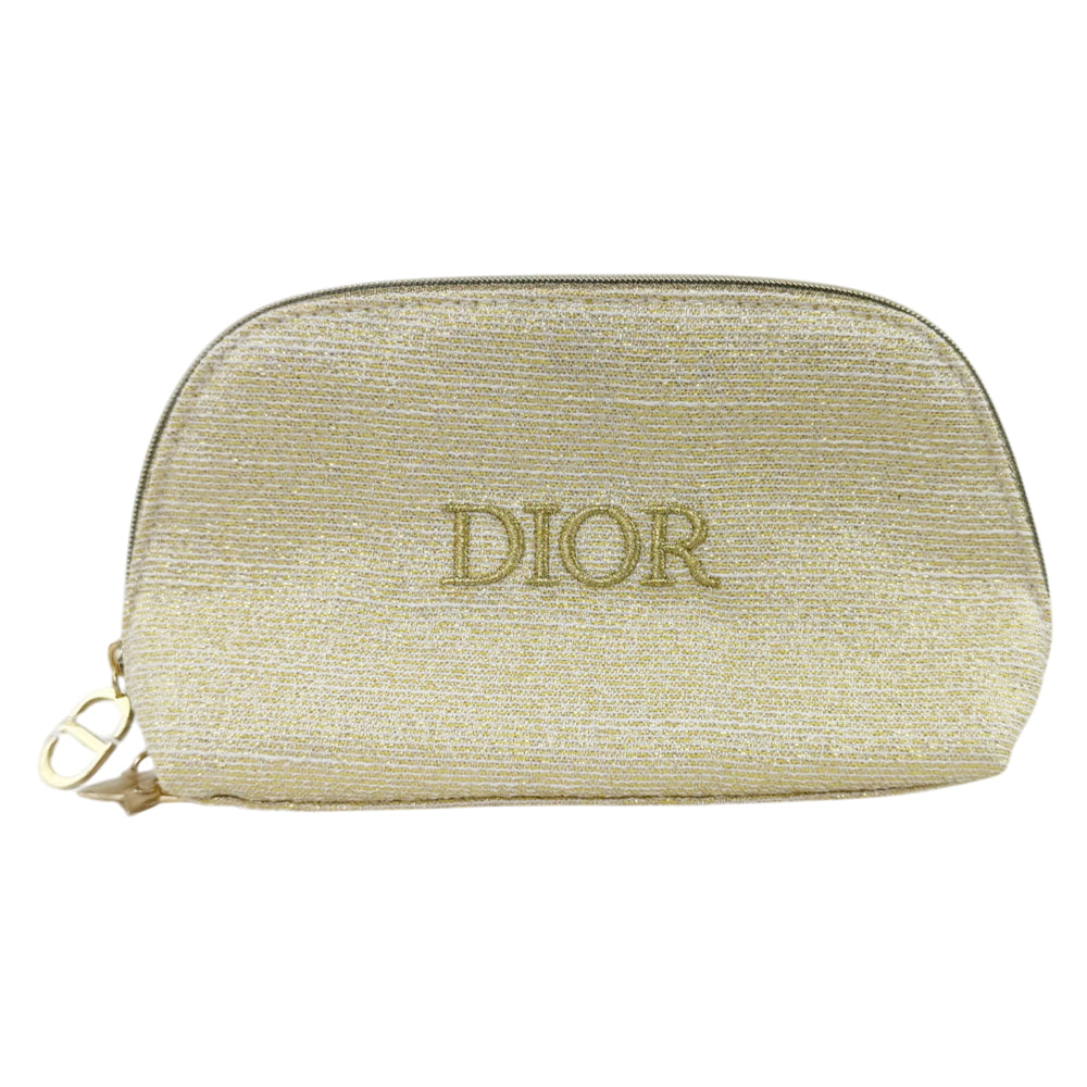 DIOR Gold Holiday Cosmetic Pouch LHQ2195