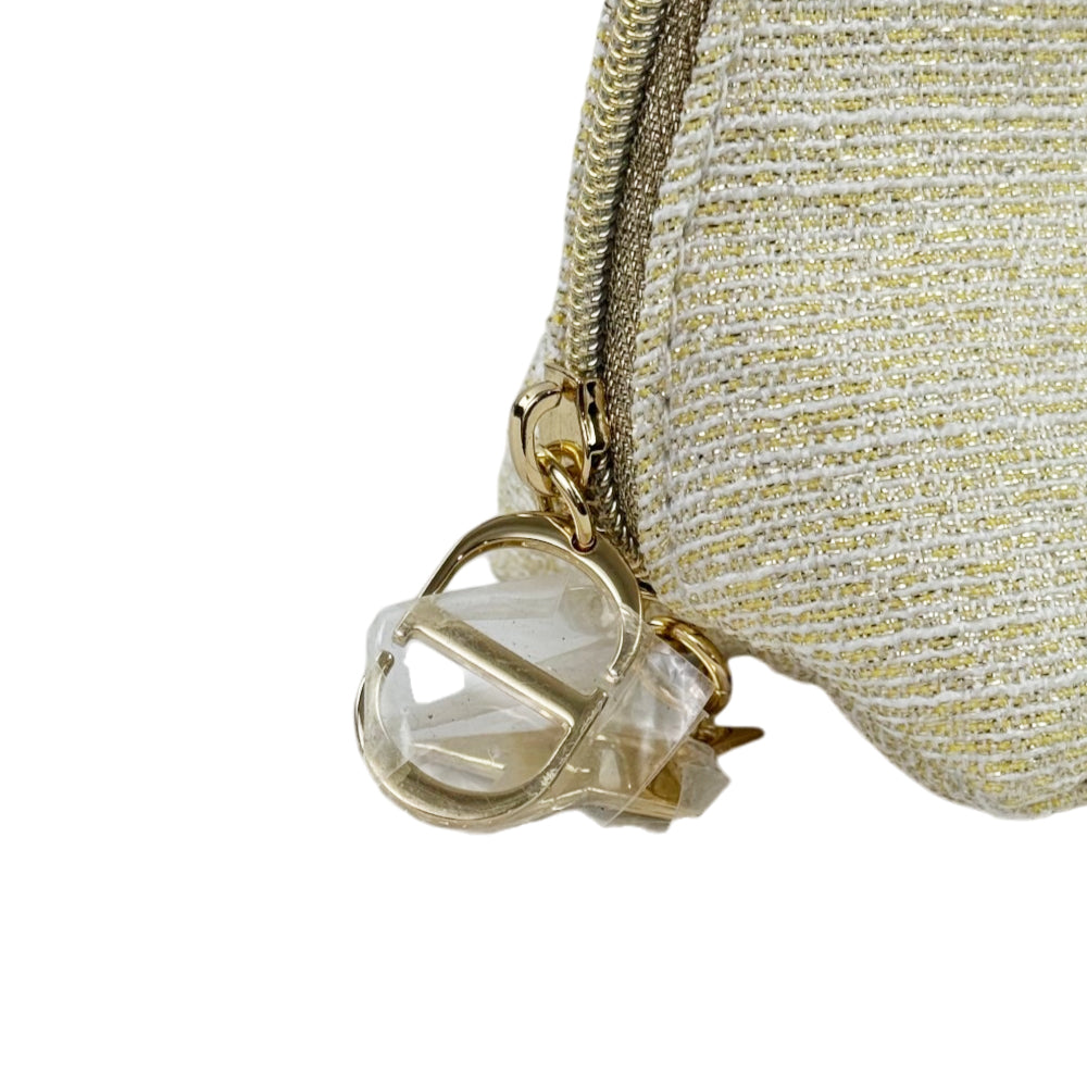DIOR Gold Holiday Cosmetic Pouch LHQ2195