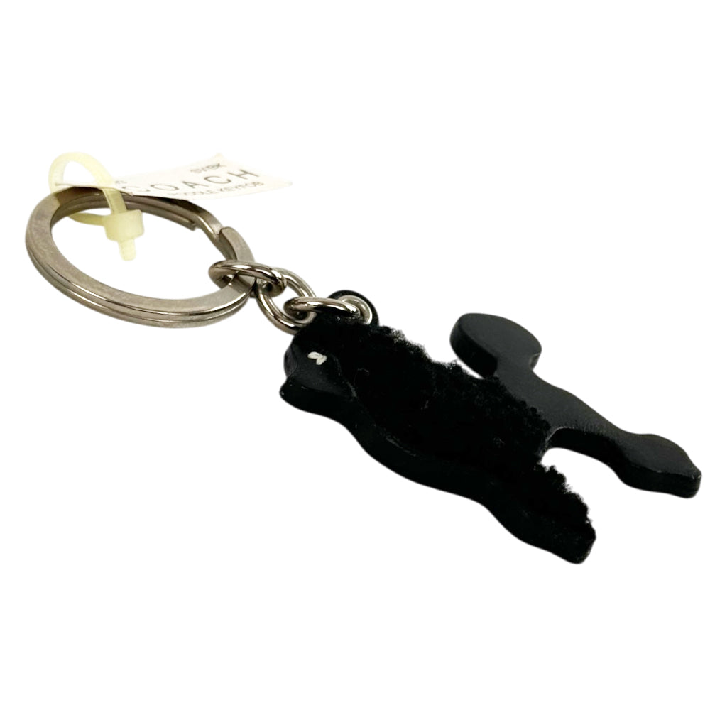 COACH Black Poodle Key Ring/Charm LHQ2199