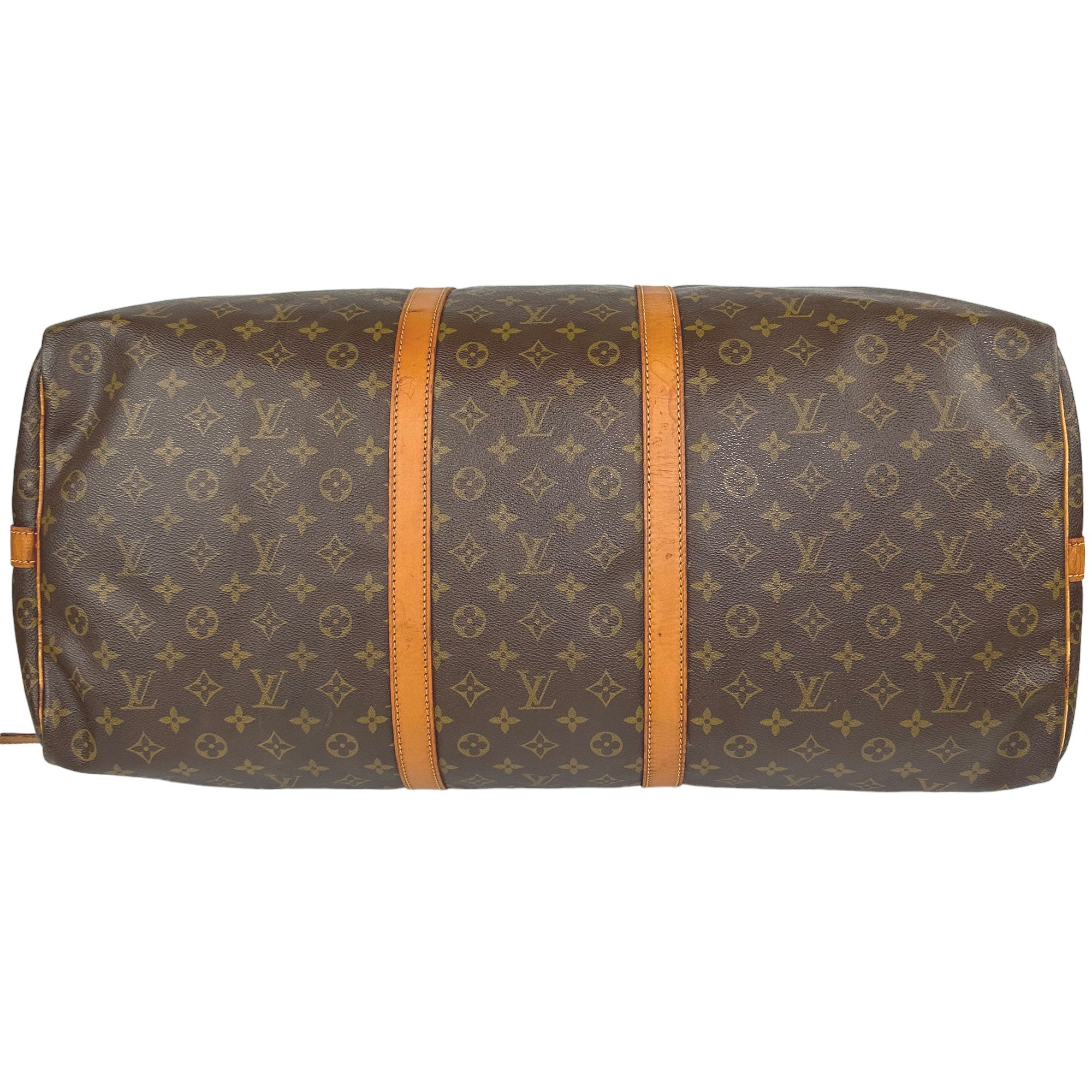 LOUIS VUITTON  Keepall Bandouliere 60 Monogram Bag With Strap LHQ22