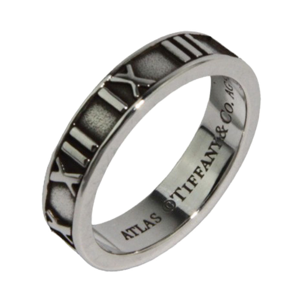 TIFFANY & Co. Atlas Ring Silber LHQ220