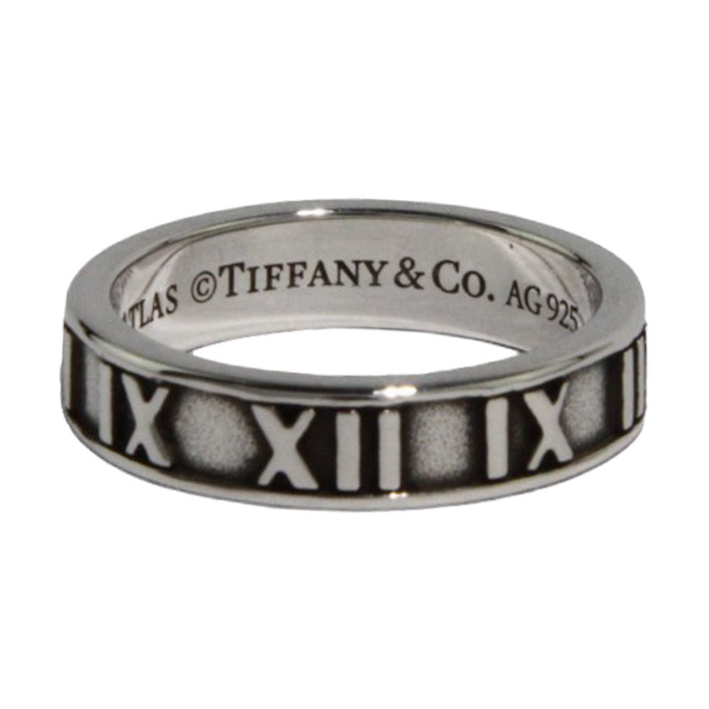 TIFFANY & Co. Atlas Ring Silber LHQ220