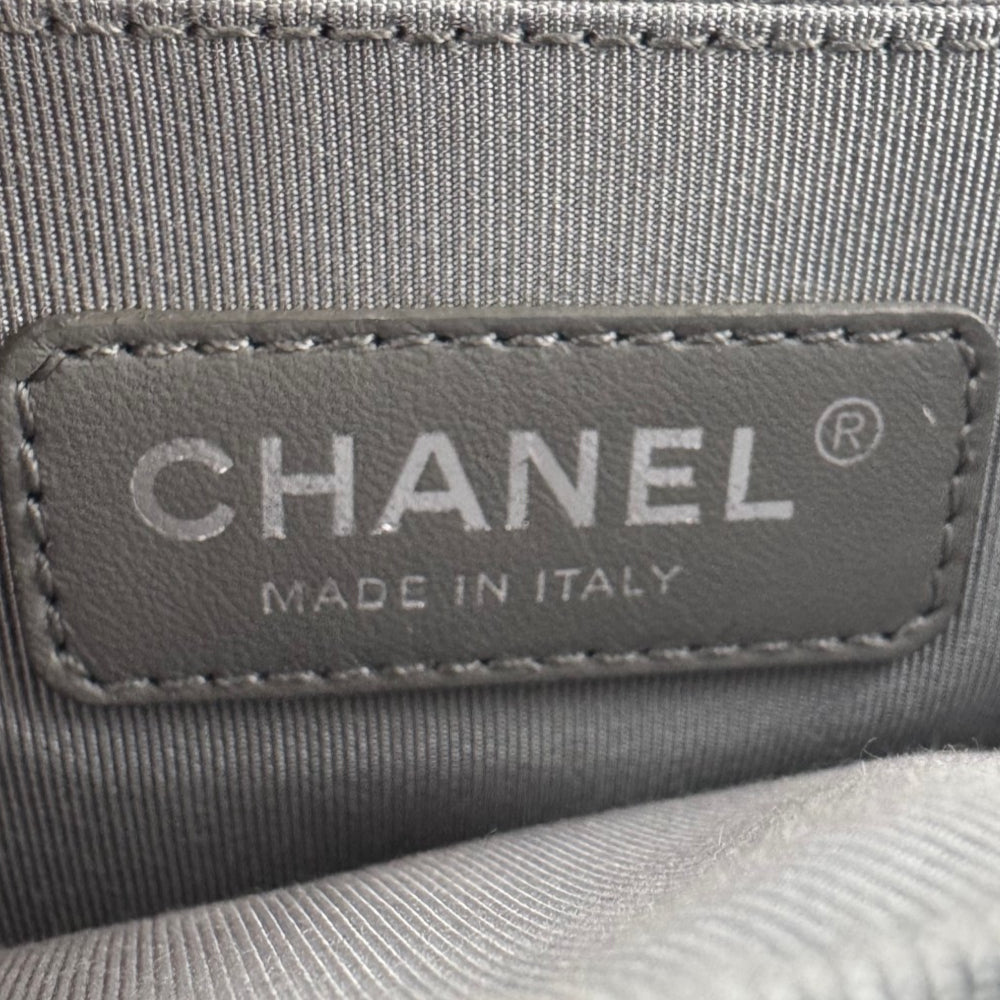 CHANEL Korean Garden Light Blue Leather Shoulder Bag LHQ2206