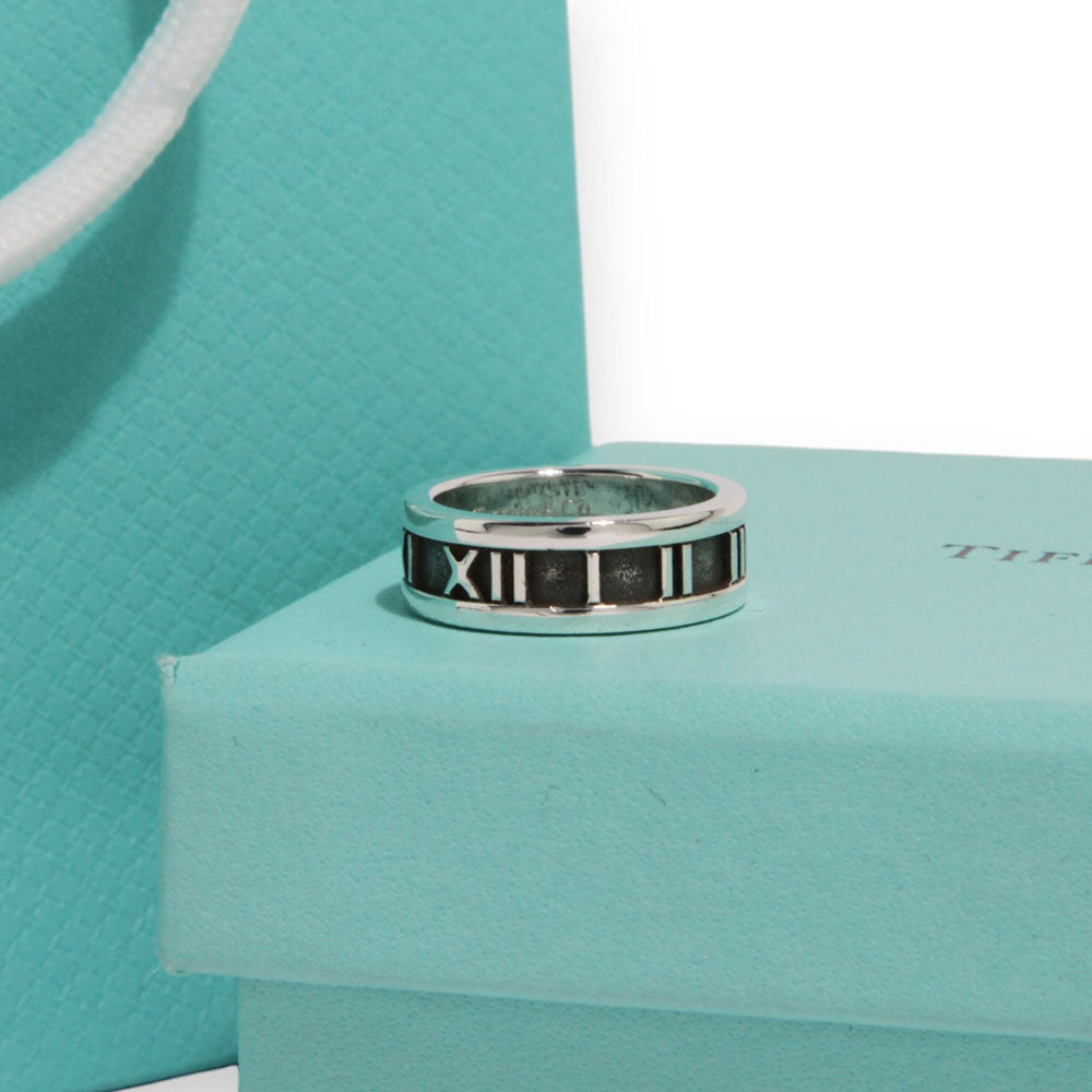 TIFFANY & Co. Anello Atlas Argento LHQ221