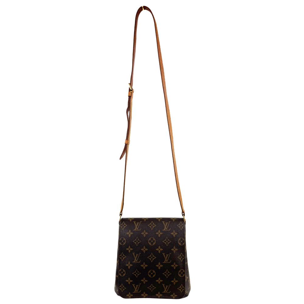 LOUIS VUITTON Musette Salsa Brown Monogram Shoulder Crossbody Bag LHQ2218