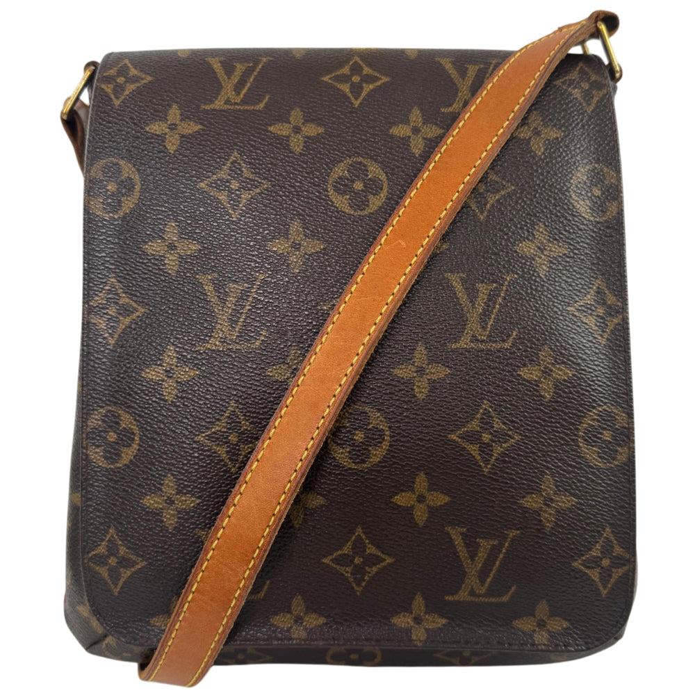 LOUIS VUITTON Musette Salsa Brown Monogram Shoulder Crossbody Bag LHQ2218