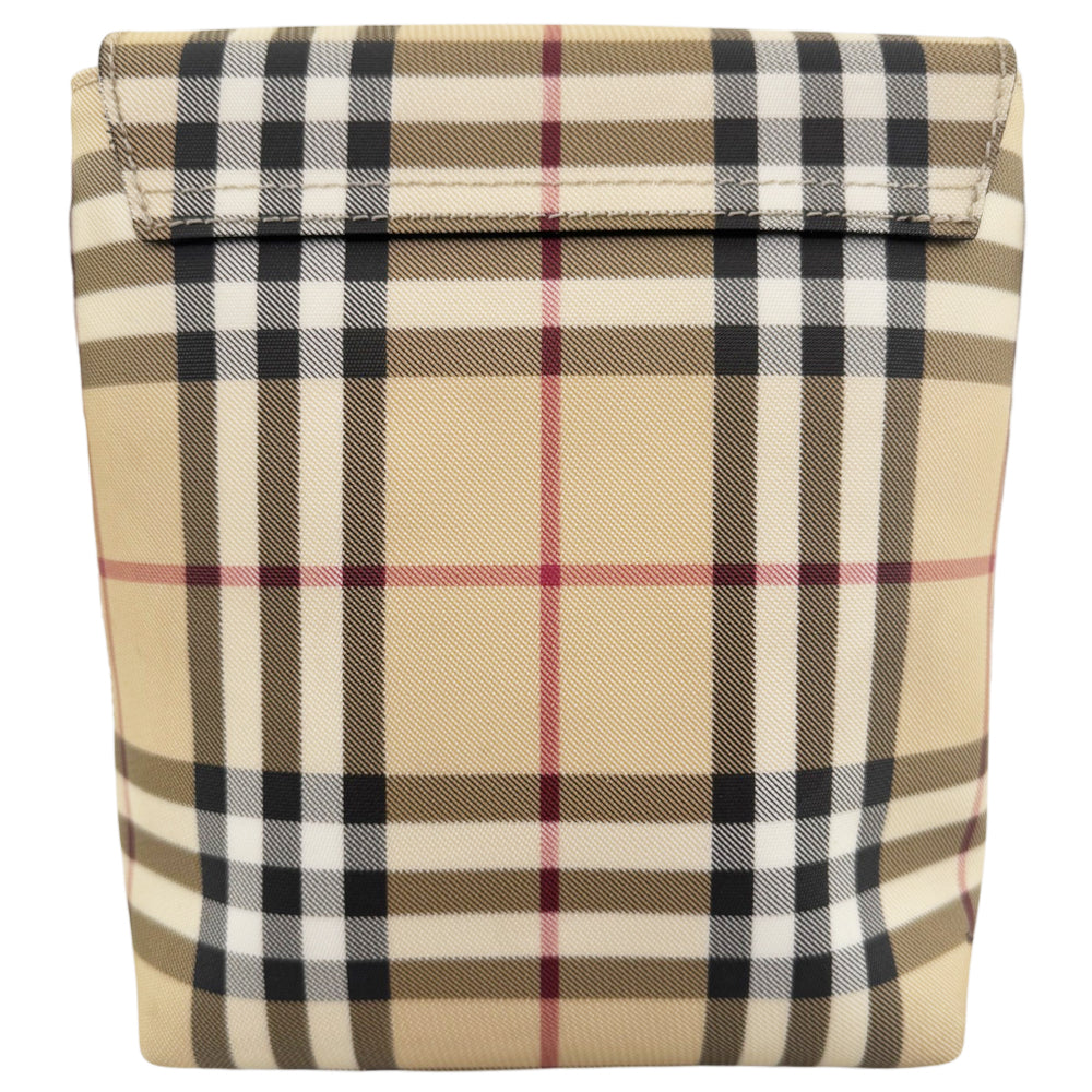 BURBERRY Nova Check Flap Shoulder Bag LHQ2219