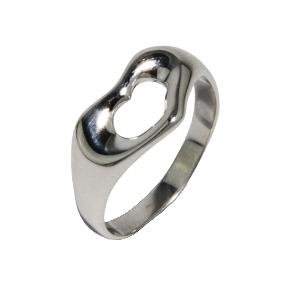 TIFFANY & Co. Open Heart Ring Silver LHQ222