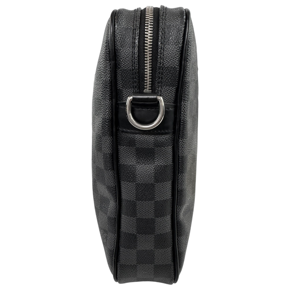 LOUIS VUITTON Damier Graphite Porte Documents Voyage Briefcase Shoulder Bag LHQ2222