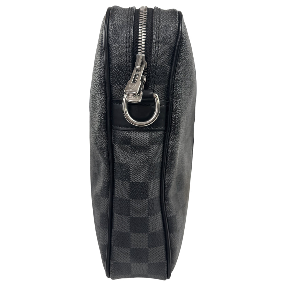 LOUIS VUITTON Damier Graphite Porte Documents Voyage Briefcase Shoulder Bag LHQ2222