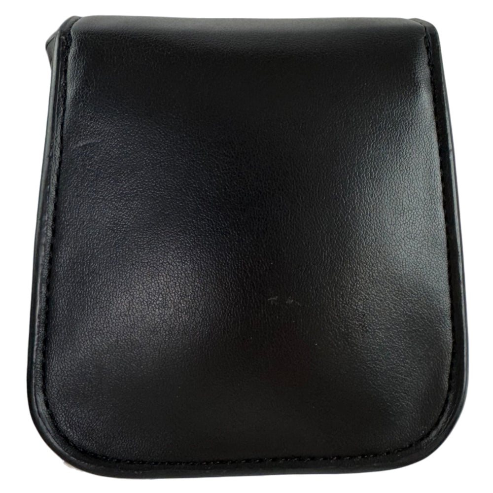 STELLA McCARTNEY Black Leather Mini Crossbody Bag LHQ2228
