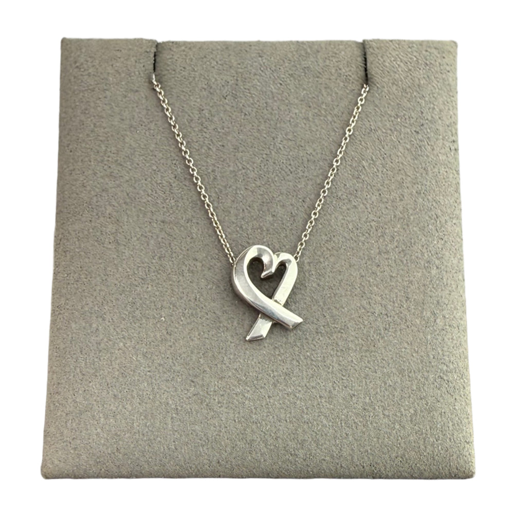 TIFFANY & CO Loving Heart Pendant Necklace LHQ2243