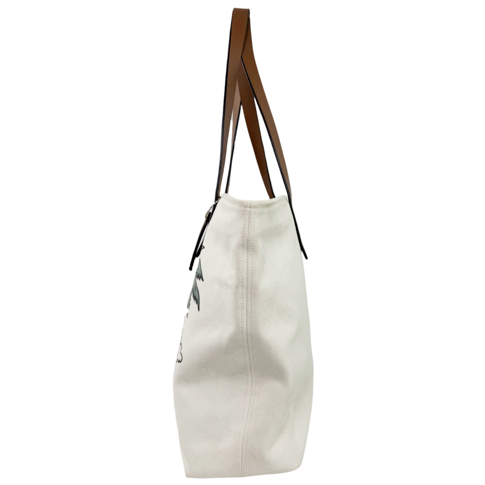 COACH Aloha Summer Canvas Tote Shoulder Bag LHQ2250