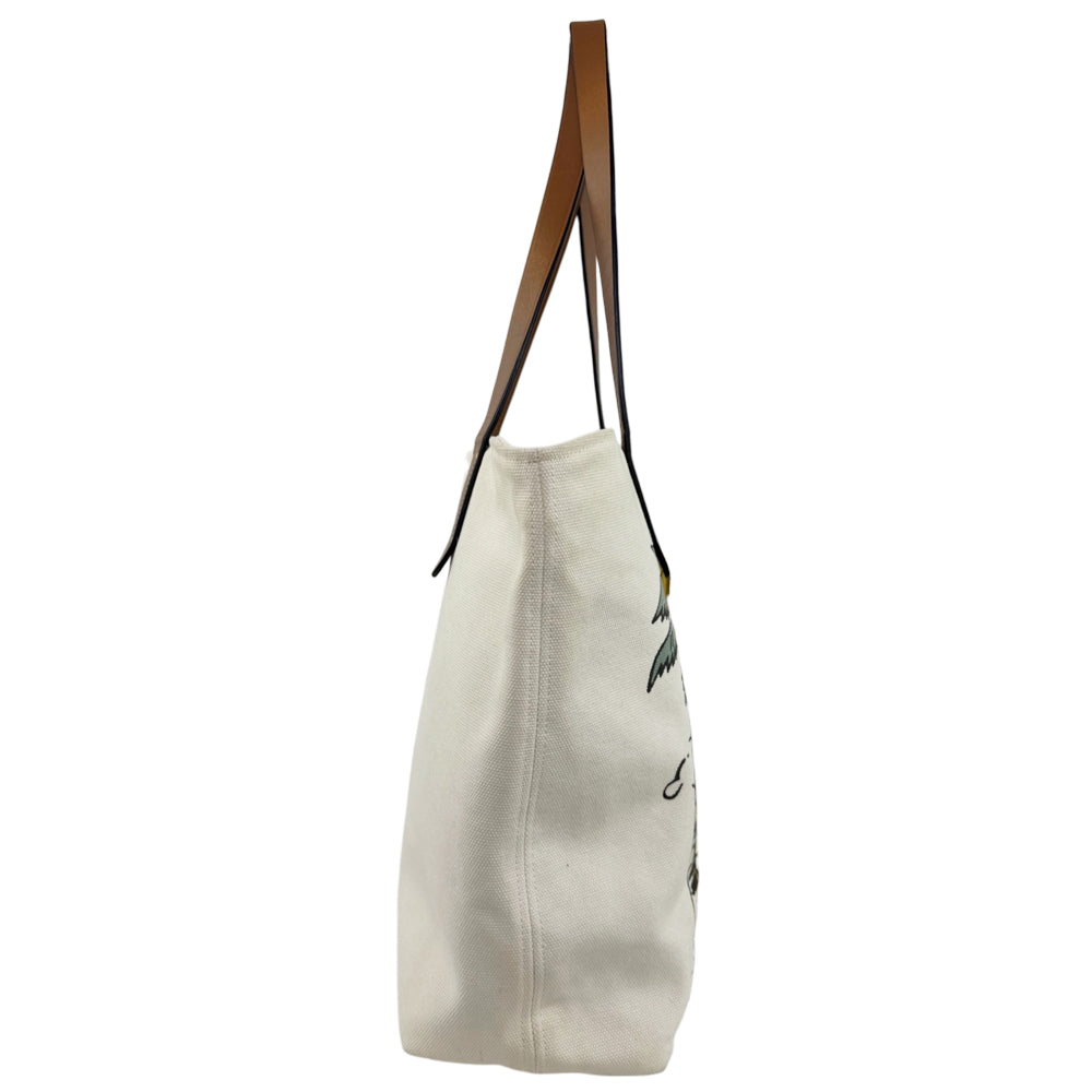 COACH Aloha Summer Canvas Tote Shoulder Bag LHQ2250