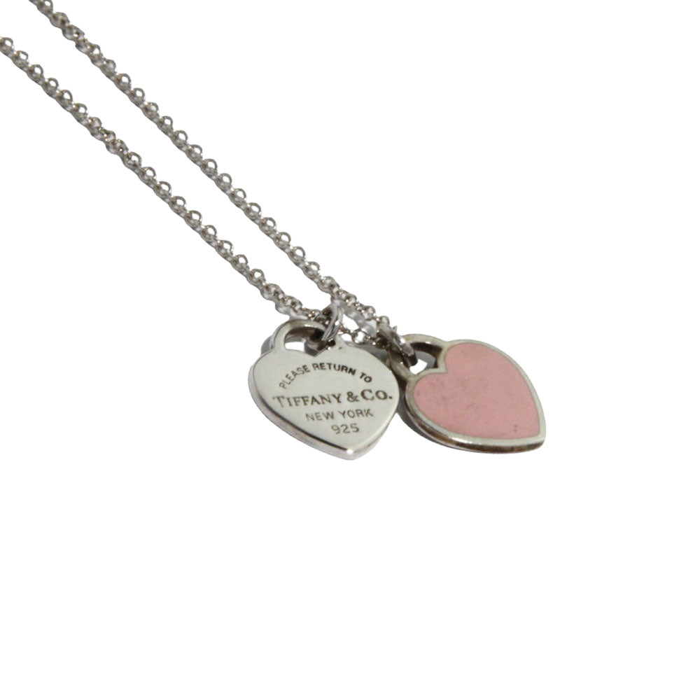 TIFFANY & Co. Collana con doppio ciondolo Return To Pink Argento LHQ226