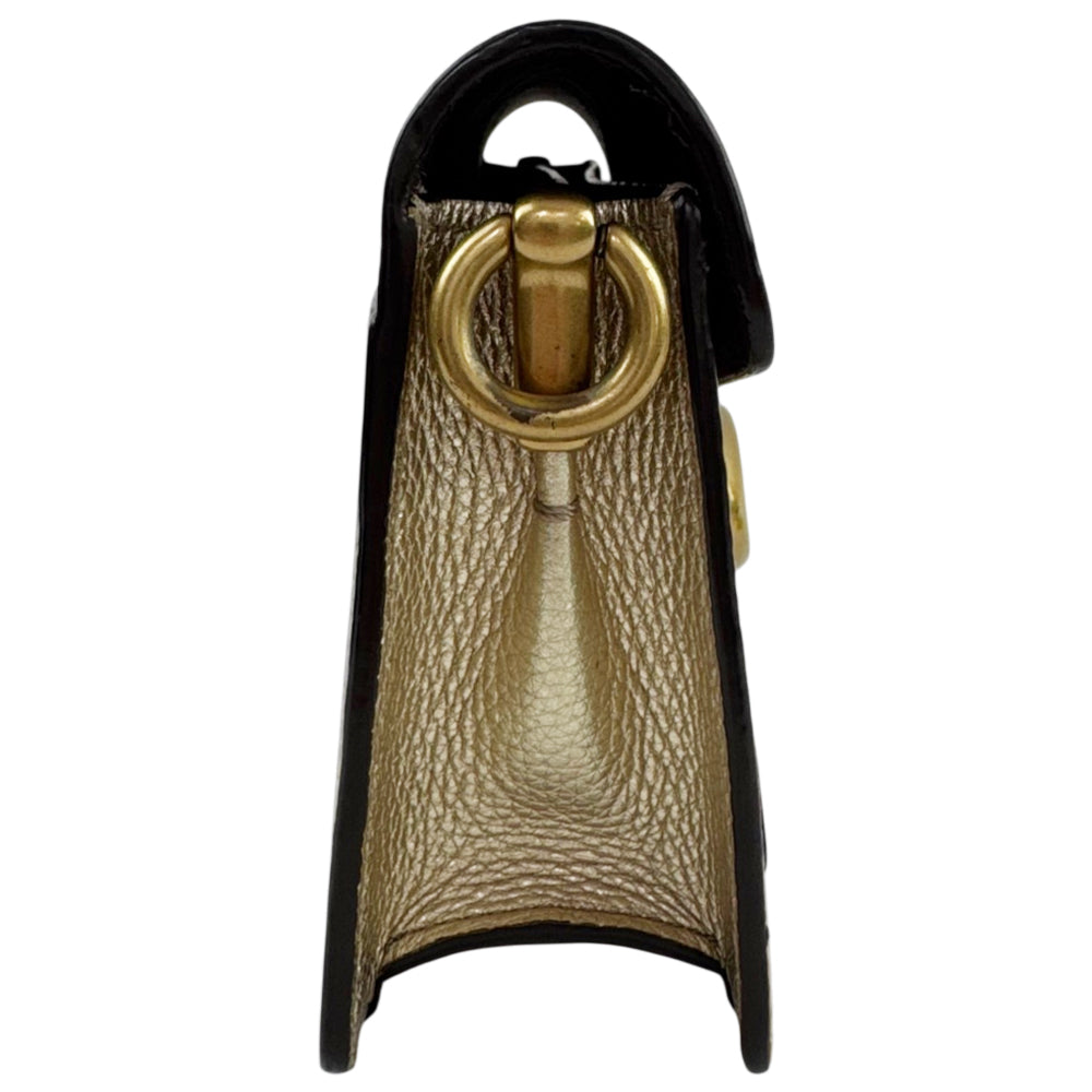 COACH Tabby Gold Leather Shoulder Bag LHQ2262
