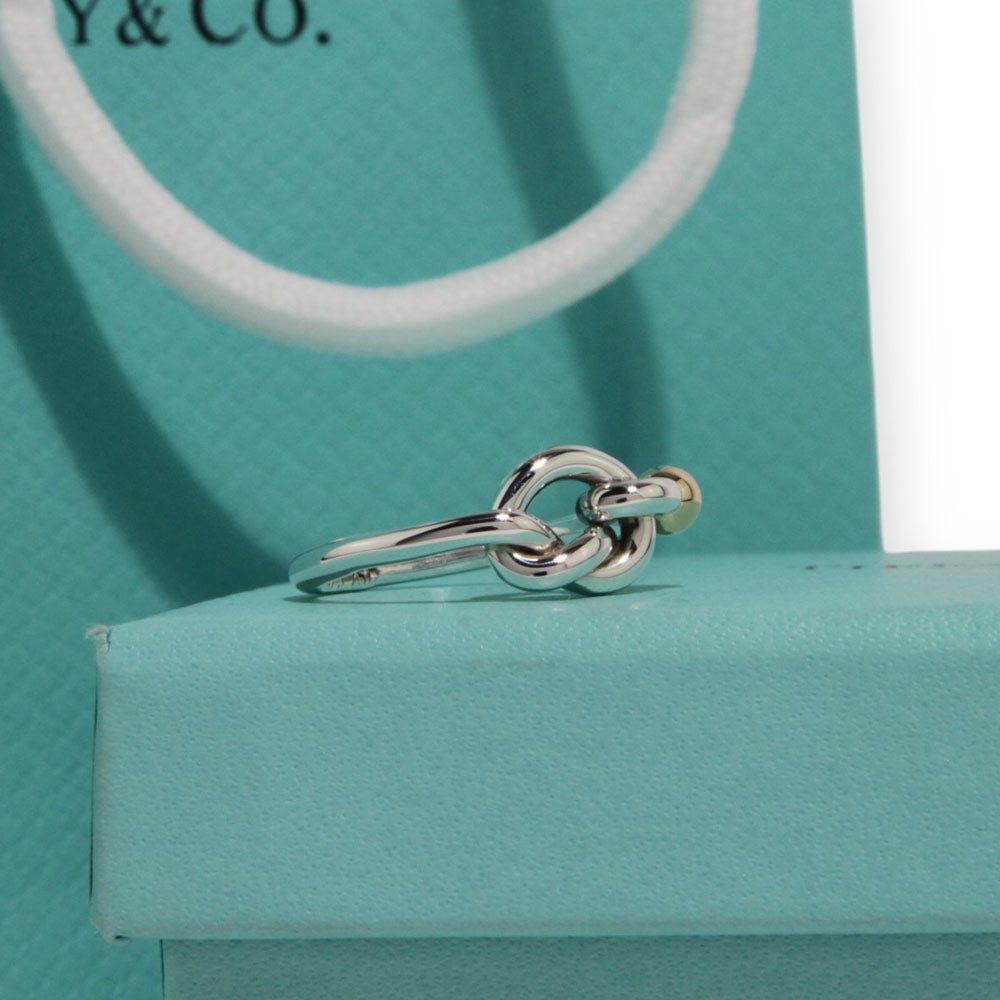 TIFFANY & Co. Liebesknoten Ring Silber LHQ227