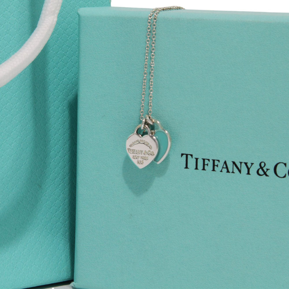 TIFFANY & Co. Collana con doppio ciondolo Return To Blue Argento LHQ228